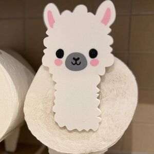 Llama toilet paper holder